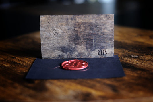 Reclaimed oak stave, Stave III, Rickhouse Reserve scent, charred barrel wood